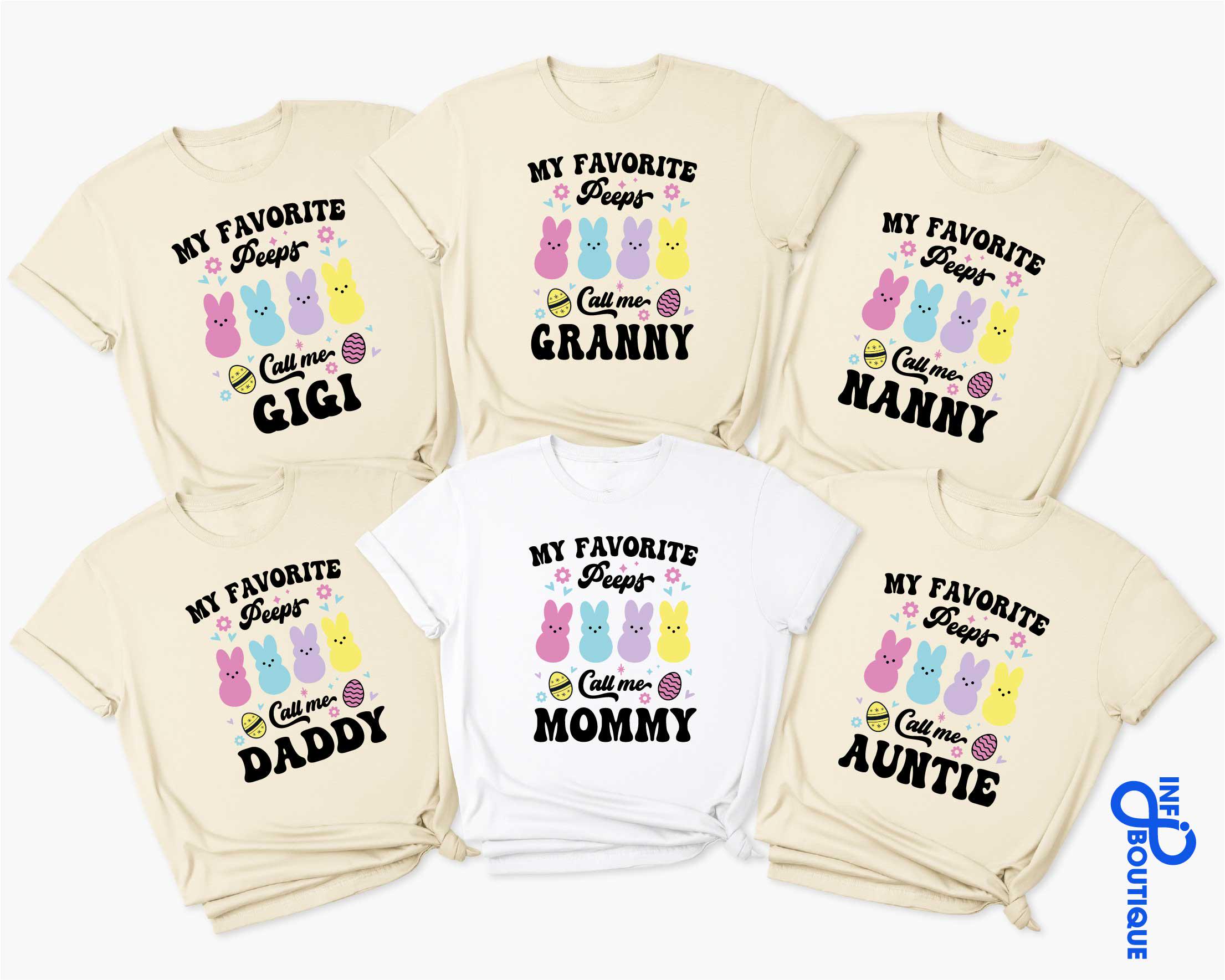 My Favorite Peeps Call Me Mommy Shirt,My Favorite Peeps Call Me Daddy Shirt,Easter Family Shirt,Easter Matching,Easter Family Matching Shirt