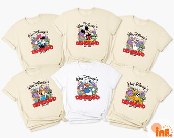 Walt Disney's Disneyland All Characters Shirt, Disneyland Shirt, Disney Magic Kingdom Tee, Disney Family Shirt, Mickey and Friends