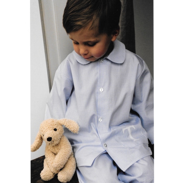 Harriet & Hugo Pyjamas PDF Pattern in sizes 1, 2, 3, 4, 5, 6, 8