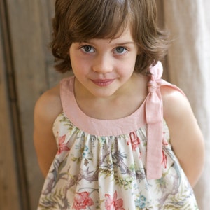 Adelaide Sundress PDF Pattern in Sizes 1, 2, 3, 4, 6, 8, 10