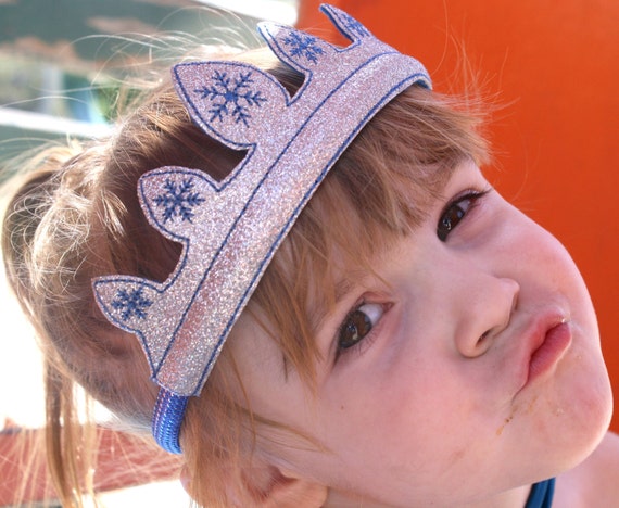 Custom Embroidered Tiara Set Snow Queen and Princess Tiara  display picture 1