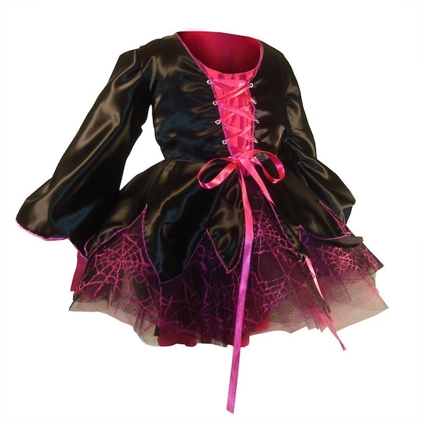 Sweet Lil Witch Tutu Custom Sized Costume - Includes  Tutu, Overskirt, Blouse and Hat