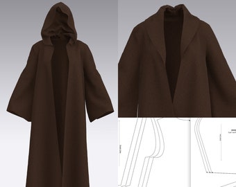 Space Wizard Robe Sewing Pattern | Sci Fi, Cosplay, LARP, Ren Faire