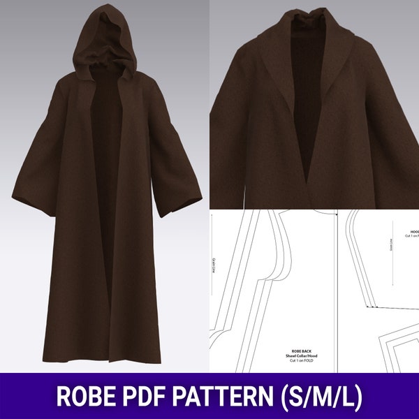 Space Wizard Robe Sewing Pattern | Sci Fi, Cosplay, LARP, Ren Faire