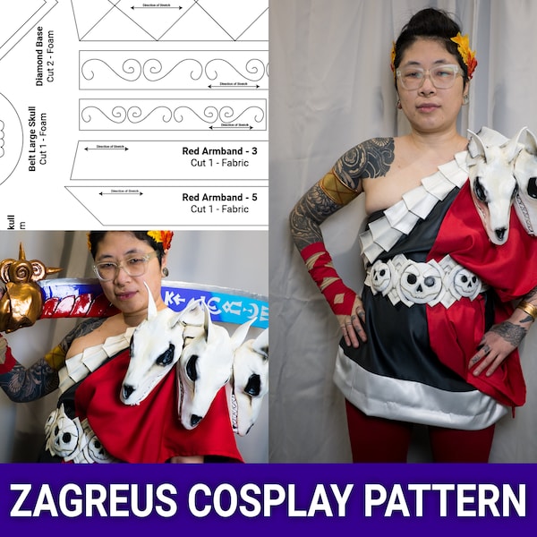 Zagreus Hades Game | Cosplay Sewing Pattern