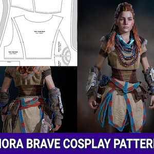 Aloy Nora  Brave Cosplay Sewing Pattern | Horizon Zero Dawn