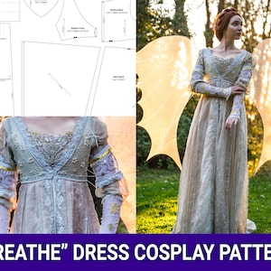 Renaissance Gown Sewing Pattern | Ever After, "Breathe", Cinderella Cosplay