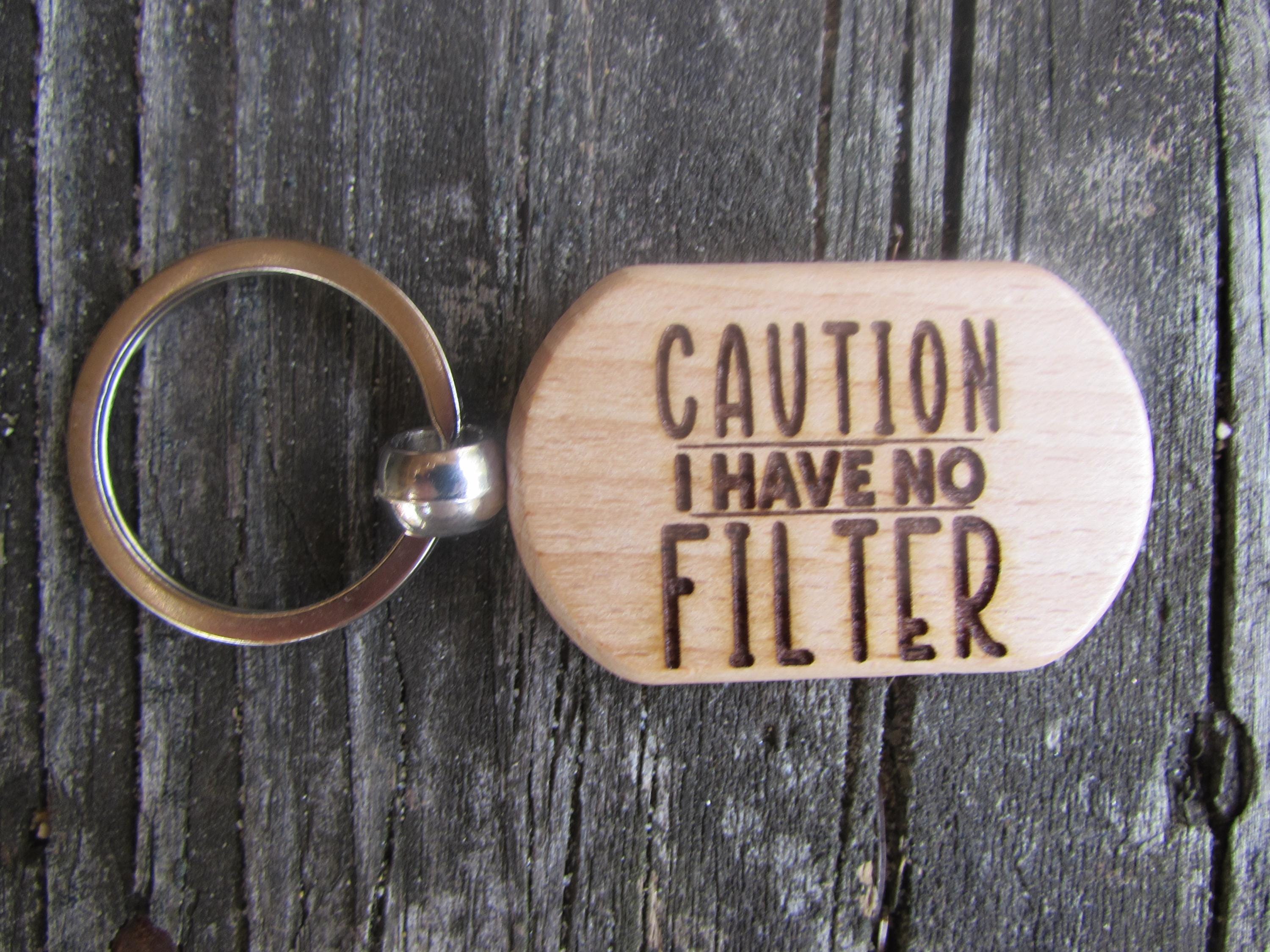 Funny Laser Engraved Keychains With Snarky Sayings, Sarcastic Gift for ...