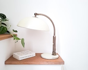 Vintage Table Lamp Hala Zeist 144 Beige Metal Mid Century MCM Bauhaus Retro Desk Lamp Living Room Bedroom Articulated Lamp bauhaus light