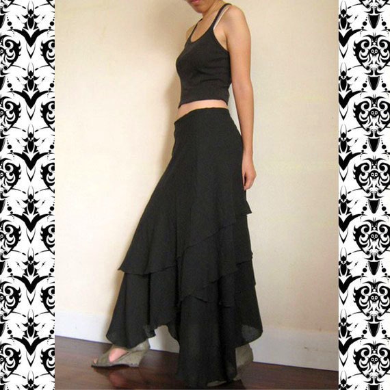 wrap around skirt and top