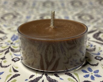 Hot Cocoa Scented Soy Tealight Candles Rustic Holiday Decor