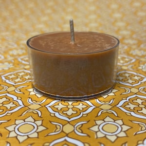 Sandalwood Scented Soy Candle Tealights Rustic Home Decor