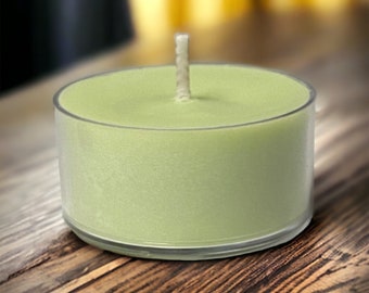 Spiced Pear Scented Tealight Soy Candles Rustic Home Decor