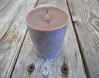 Chocolate Hemp Wick Soy Candle Votives Eco Friendly