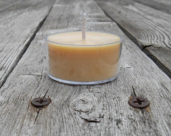 Hot Apple Pie Scented Soy Tealight Candles Rustic Farmhouse Home Decor