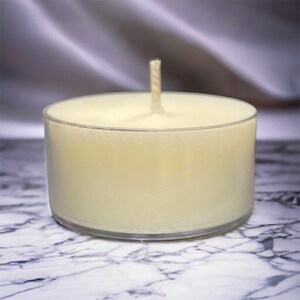 Cardamom Butter Fudge Soy Candle Tea lights Rustic Dye Free image 3