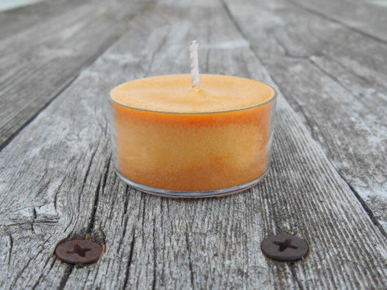 Spiced Orange Clove Scented Soy Candles Rustic Home Fragrance image 5