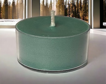 Dry Gin and Cypress Scented Soy Candle Tealights Rustic Home Decor