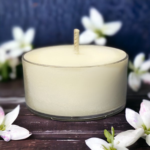 Tuberose Tealight Scented Soy Candles Rustic Farmhouse Home Decor