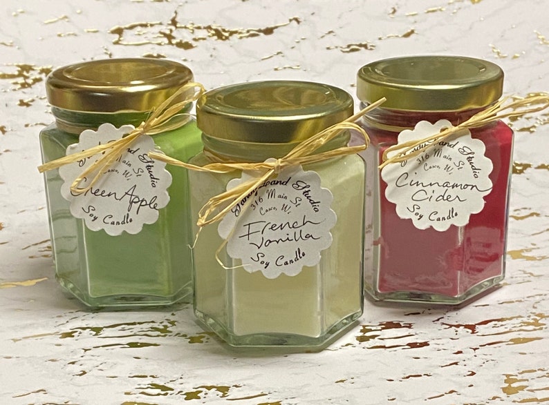 Soy Candles Choose Your Scent Eco Wick Scented Jar Candles Etsy