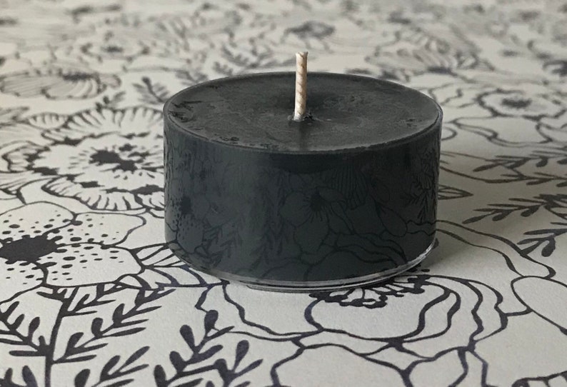 Black Licorice Scented Candles Soy Tealights Rustic Old Fashioned Candies image 9