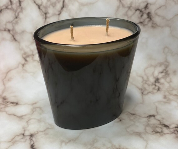 candle black cherry tobacco Cherry Tobacco Soy Candle, Black Oval Glass Jar, Double Wick