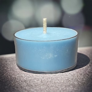 Spring Rain Scented Candle Tealights 100% Soy Rustic Home Decor