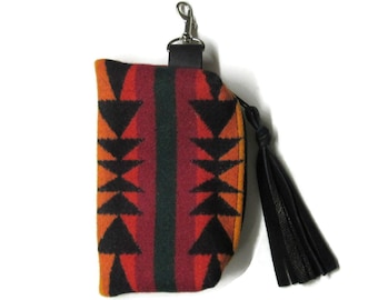Hip Bag Belt Loop Zippered Pouch Accessory Essentials Case Blanket Wool Fabric from Pendleton Woolen Mills