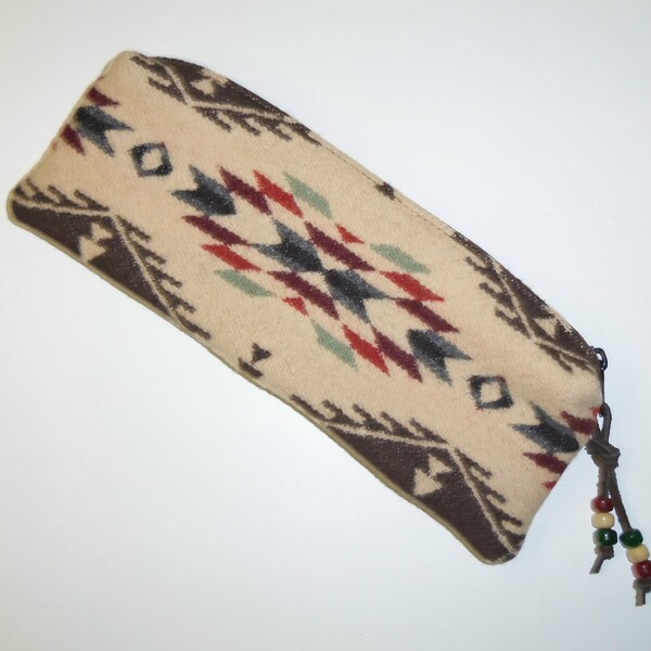 Pencil Case Zippered Pouch Accessory Organizer Spirit of the People Wool