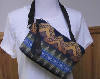Sling Bag Purse Hip Fanny Pack Cross Chest Wool Fabric from Pendleton Woolen Mills