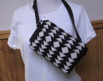 Sling Bag Chest Purse Hip Bag Fanny Pack Cross Chest Bag Blanket Wool from Pendleton Woolen Mills Adjustable Strap