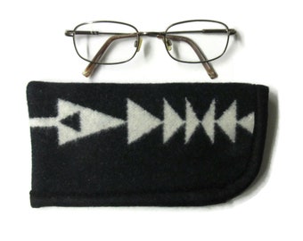 Eyeglasses Case Pouch Protection Sunglasses Flannel Lined Blanket Wool from Pendleton Woolen Mills