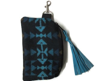 Hip Bag Belt Loop Zippered Pouch Accessory Essentials Case Blanket Wool Fabric from Pendleton Woolen Mills