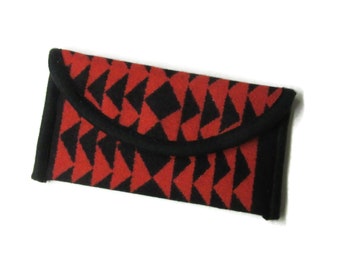 Wallet Clutch Bag Walking Rock Blanket Wool Fabric from Pendleton Woolen Mills