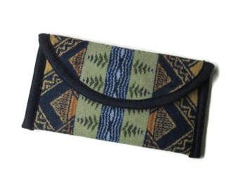 Wallet Clutch Bag American Treasures Blanket Wool Fabric from Pendleton Woolen Mills