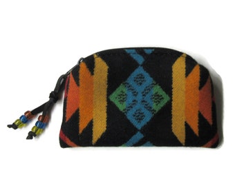 Zippered Pouch Coin Purse Change Purse Accessory Organizer Blanket Wool from Pendleton Woolen Mills