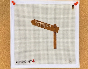 Isolation Cabin - Parent Trap Needlepoint Canvas