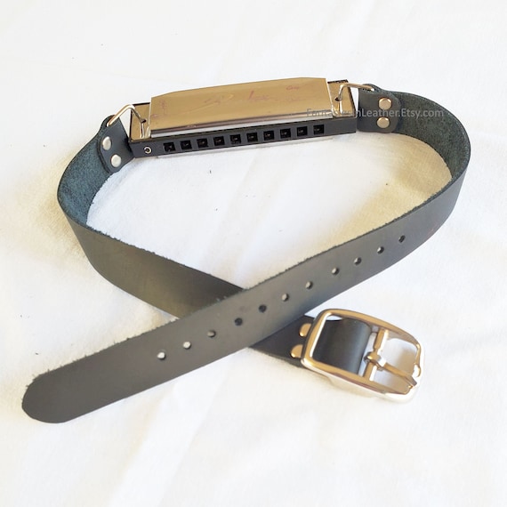 Harmonica Leather Gag Etsy