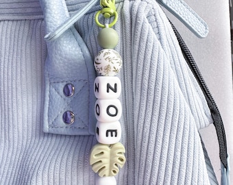 Porte-clés sac à dos personnalisé : étiquette personnalisée, breloque pour sac d'école