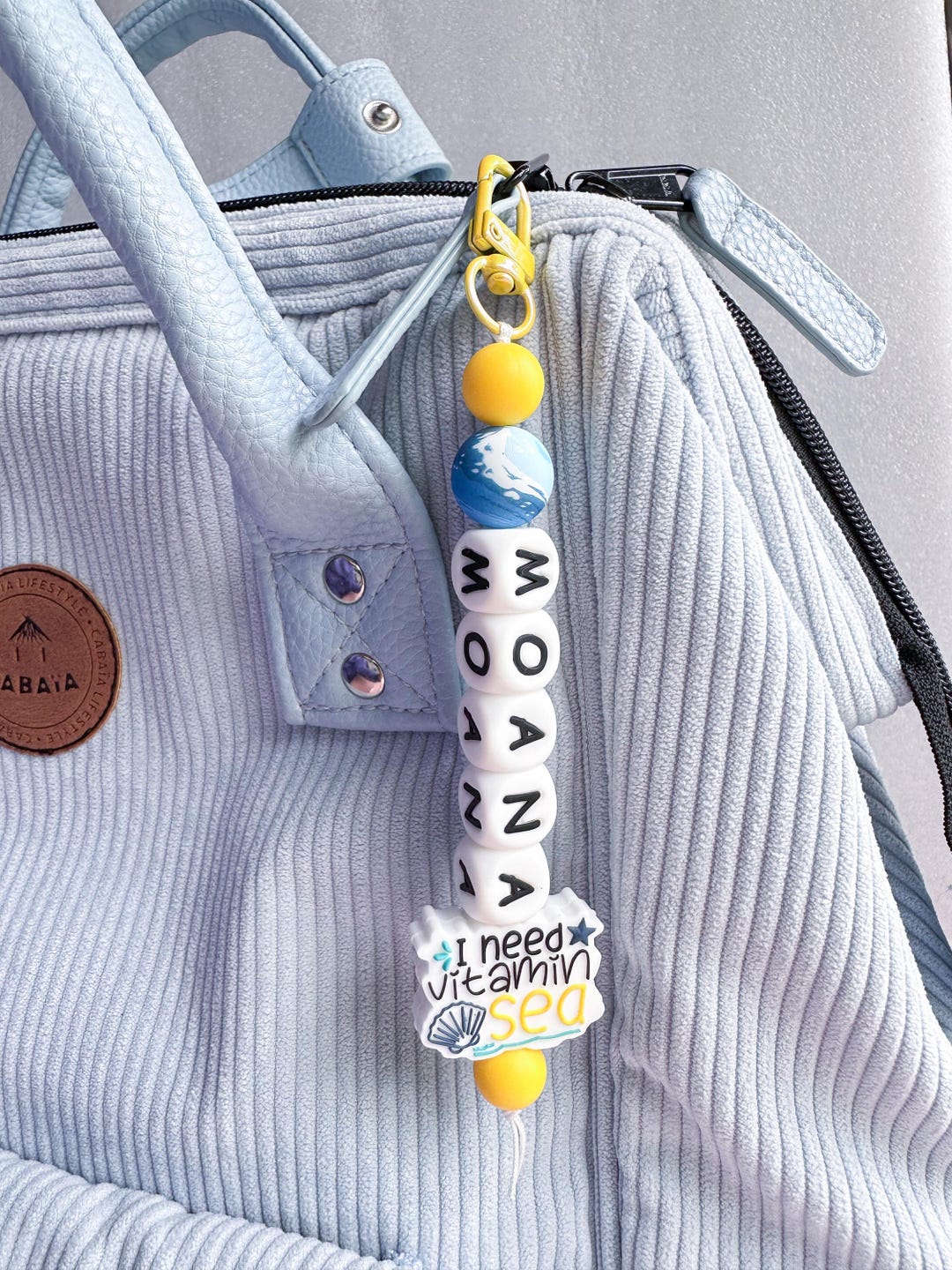 Personalized Backpack Keychain: Custom Name Tag, School Bag Charm - Etsy