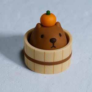 Capybara In Hot Tub Keycap, Cute Artisan Keycap for Mechanical Keyboard, Handmade Kawaii Keycap, Lovely Gift For Her