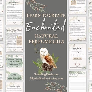 Learn to Make Your Own Natural Magical Enchanted Witchy Perfumes eBook Beginner's Guide for Making Magic Perfumes Printable Digital Download image 6