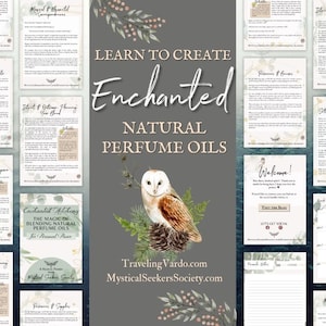 Learn to Make Your Own Natural Magical Enchanted Witchy Perfumes eBook Beginner&#39;s Guide for Making Magic Perfumes Printable Digital Download
