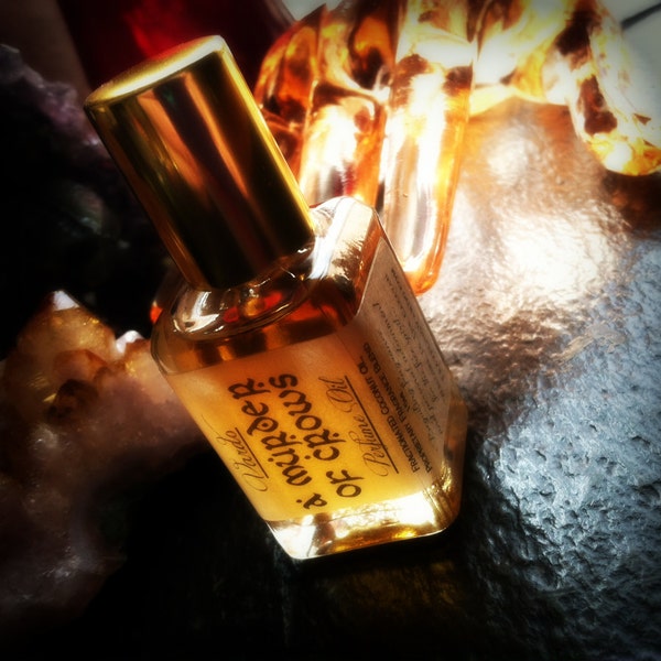 A Murder of Crows Perfume Oil - Cocao Absolute Honey Sandalwood Coconut Milk Carnation Myrrh