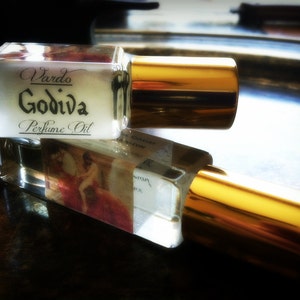 Godiva Perfume Oil Roll On -  Vanilla Perfume Starflower Amber Perfume