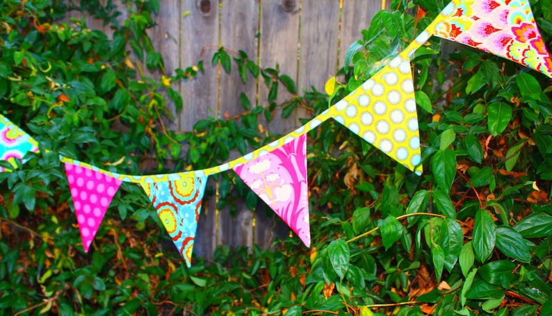Bunting Banners Pattern in 4 Shapes Whimsy Couture Sewing - Etsy