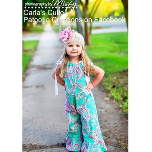 Baby Romper Pattern, Girls Romper Pattern, Pillowcase Romper Pattern preemie through 10 girls w. ruffles 3 leg lengths Instant PDF