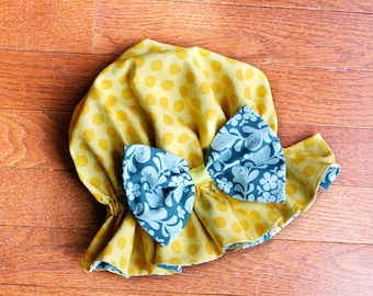 How To Make A Ruffled Sun Hat Sewing Pattern sizes newborn through adult