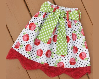 Girls Skirt Sewing Pattern sizes 3m through 12 girls