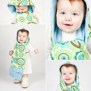 Hooded Scarf Sewing Pattern for Babies Kids Adults Instant image 4